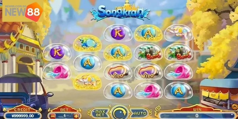 Songkran Cuồng Nhiệt New88 - Slots Game Độc Đáo, Hấp Dẫn