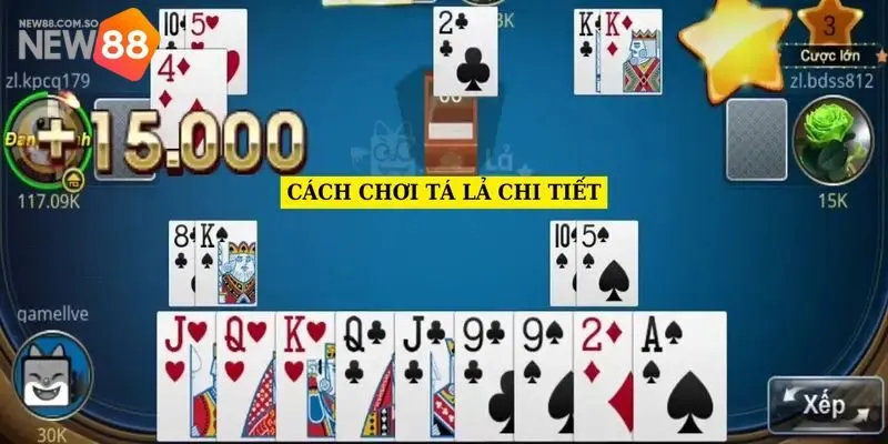 Những nước đi định đoạt kết quả trong tá lả New88