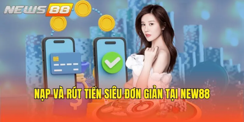 Nạp và rút tiền siêu đơn giản tại New88