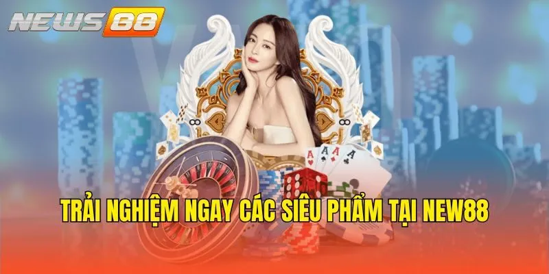 Trải nghiệm ngay các siêu phẩm tại New88